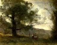 Jean-Baptiste-Camille Corot - The Oak in the Valley
